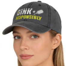 Load image into Gallery viewer, Pickleball Baseball Caps – Adjustable Embroidered Cotton Hats

