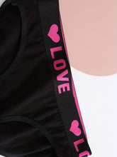 Load image into Gallery viewer, Soft Touch 6-Pack Seamless Bikini Briefs for Women – Colorful Drop Waist Cotton Panties with Stretch Fit &amp; Alphabet Print – Women&#39;s Everyday Lingerie &amp; Underwear Essentials for Summer
