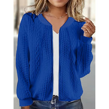 Load image into Gallery viewer, Bomber Jackets For Women Cute Jacquard Coats Lightweight Zip Up Jackets
