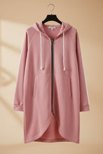 Load image into Gallery viewer, Street Zip Hooded Velvet-Lined Sweatshirt Women | Cozy Streetwear
