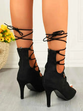 Load image into Gallery viewer, Elegant Lace-Up : High Heel Sandals
