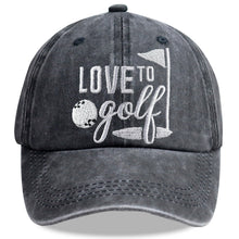 Load image into Gallery viewer, Golf Baseball Caps – Adjustable Embroidered Cotton Hats
