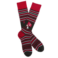Load image into Gallery viewer, Crimson 8-Bit Maker Bayfield Dress Socks
