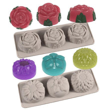 Load image into Gallery viewer, 8 Cavity Cake Mold Rectangular Chocolate Silicone Moulds Handmade Soap Mold Moon Cake Decorate Baking Mould Cube Tray Ice Bar Silicone Mold Cereal Energy Bar Mold Butter Mold
