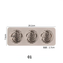 Load image into Gallery viewer, 8 Cavity Cake Mold Rectangular Chocolate Silicone Moulds Handmade Soap Mold Moon Cake Decorate Baking Mould Cube Tray Ice Bar Silicone Mold Cereal Energy Bar Mold Butter Mold
