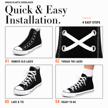 Load image into Gallery viewer, White Checkered Bread Laces
