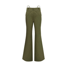 Load image into Gallery viewer, R13 Green Cotton Flared Pants

