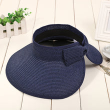 Load image into Gallery viewer, Women’s Foldable Straw Sun Hat
