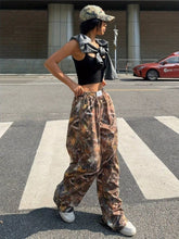 Load image into Gallery viewer, Women's Y2K Camouflage Cargo Pants
