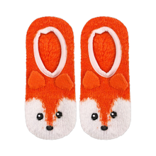 Load image into Gallery viewer, Fuzzy Fox Non-Skid Slipper
