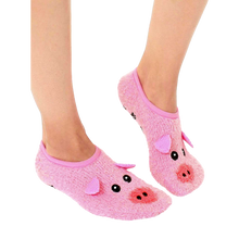 Load image into Gallery viewer, Fuzzy Pig Non-Skid Slipper
