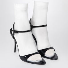 Load image into Gallery viewer, Balenciaga Avenue Sock Black Sandal In Patent Leather And Mesh Women
