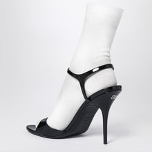 Load image into Gallery viewer, Balenciaga Avenue Sock Black Sandal In Patent Leather And Mesh Women
