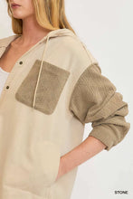 Load image into Gallery viewer, Umgee Washed French Terry Shacket
