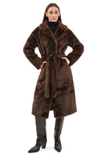 Load image into Gallery viewer, Faux Mink Effect Fur Coat
