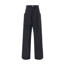 Load image into Gallery viewer, Rick Owens Black Wool Cargo Pants
