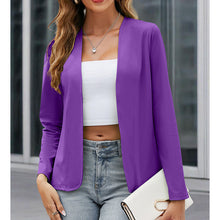 Load image into Gallery viewer, Women’s Plus‑Size Open‑Front Casual Blazer

