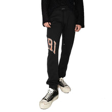 Load image into Gallery viewer, Amiri Black Cotton Joggers (Workout Pants)
