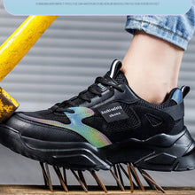 Load image into Gallery viewer, Lightweight Breathable Anti-Smash Work Shoes – Women's Safety Sneakers
