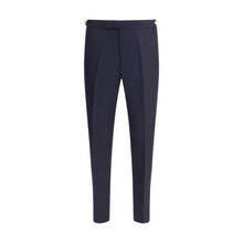 Load image into Gallery viewer, Thom Browne Blue Wool Casual Pants

