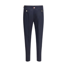 Load image into Gallery viewer, Thom Browne Blue Wool Casual Pants
