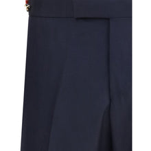 Load image into Gallery viewer, Thom Browne Blue Wool Casual Pants
