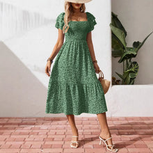 Load image into Gallery viewer, Plus Size Backless Midi Dress – Elegant Pleated Summer Party Dress
