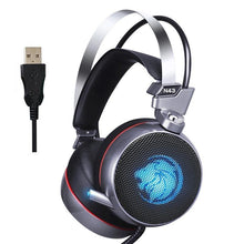 Load image into Gallery viewer, Luxury Proffesional Studio Gaming PC Headphones With LED Lights In Modern Luxury Metal Design For Gamers and DJ
