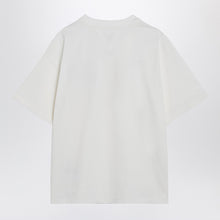 Load image into Gallery viewer, Bottega Veneta Women Ivory T-Shirt With Interwoven Pattern Patch
