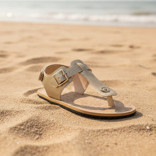 Load image into Gallery viewer, Cowhide Buckle Strap Sandals – Sheepskin Lined Non-Slip
