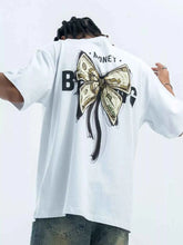 Load image into Gallery viewer, Men's Bow Graphic Oversized T-Shirt
