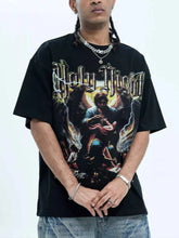 Load image into Gallery viewer, Men's Graphic Round Neck Oversized T-Shirt
