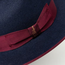 Load image into Gallery viewer, Fox Fedora - Navy
