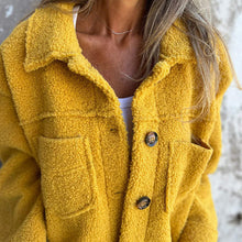 Load image into Gallery viewer, Plus Size Women’s Solid Color Sherpa Jacket

