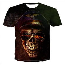 Load image into Gallery viewer, Mens Skull 3D t-shirts

