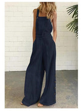 Load image into Gallery viewer, High-Waisted Sleeveless Wide-Leg Jumpsuit – 8 Colors, S–2XL
