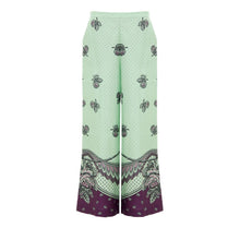 Load image into Gallery viewer, Gucci Green Silk Casual Pants
