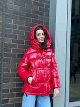 Load image into Gallery viewer, Gia Laqué Premium Down Hooded Jacket
