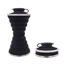 Load image into Gallery viewer, 500ML Foldable Silicone Water Bottle: Ultimate Travel Companion!
