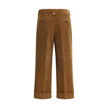 Load image into Gallery viewer, Thom Browne Brown Cotton Casual Pants
