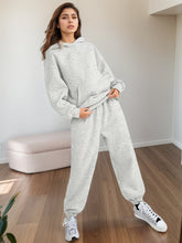 Load image into Gallery viewer, Women’s Plus Size Lounge Set – Oversized Hoodie &amp; Baggy Sweatpants
