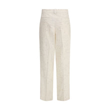 Load image into Gallery viewer, Fabiana Filippi Cream Cotton Casual Pants
