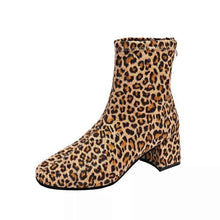 Load image into Gallery viewer, Stylish Chic Block Heel : Ankle Boots
