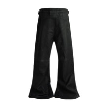 Load image into Gallery viewer, WAXED FLARE BIKER DENIM
