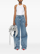 Load image into Gallery viewer, The Attico Women Tank Top With Rhinestones
