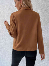 Load image into Gallery viewer, Classic Minimalist Collared Long Sleeve Jacket for Women – Minimalist &amp; Lightweight Everyday Outerwear
