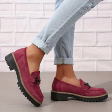 Load image into Gallery viewer, Women’s Horsebit Loafers – Elegant Flat Loafers for Work &amp; Casual Wear
