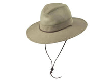 Load image into Gallery viewer, Dorfman Pacific Traveler - Canvas Outback Fedora Hat (Closeout)
