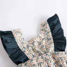 Load image into Gallery viewer, Cotton Summer Baby Girl Romper with Floral Design - # BAAA21110044

