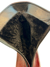 Load image into Gallery viewer, Bordeaux Leather Zip Boot
